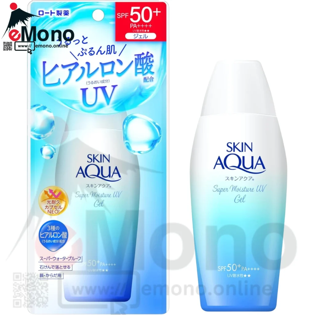 Skin Aqua UV Super Moisture Gel 110g – Japanese SPF50+ PA++++ sunscreen with Hyaluronic Acid