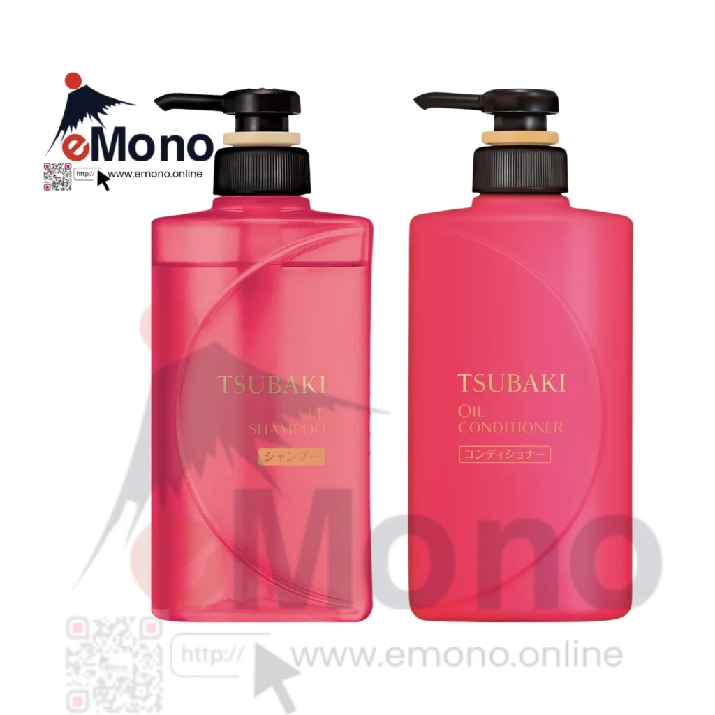 TSUBAKI Oil Shampoo & Conditioner Pair Set – 490ml x 2