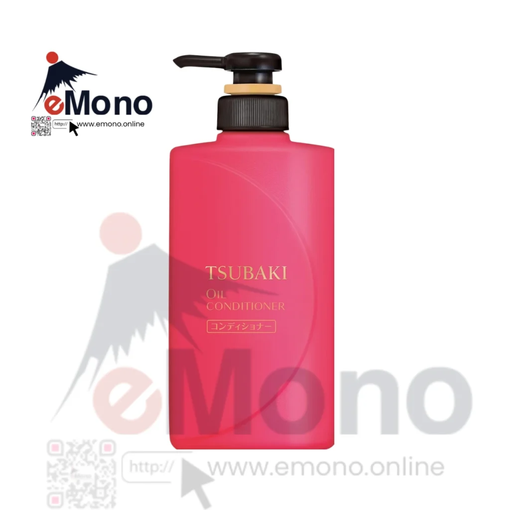 TSUBAKI Oil Conditioner 490ml – জাপানি কন্ডিশনার শুষ্ক ও নিষ্প্রাণ চুলের জন্য